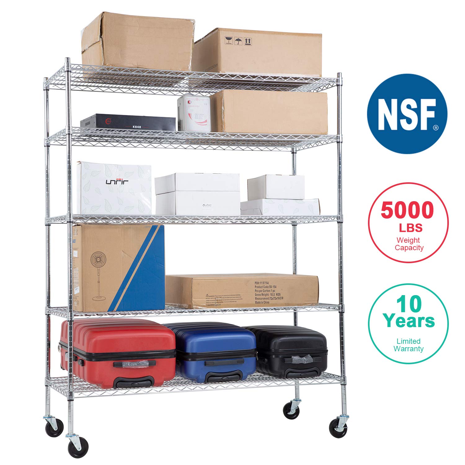 large storage shelving units